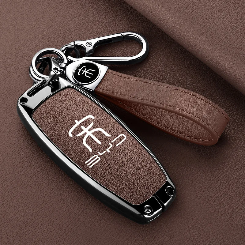 Premium Zinc Alloy Key Cover Case for BYD Song Plus DMI/Song Plus EV/Champion Edition - Protective Key Fob Shell Key Bag Chain
Premium Zinc Alloy Key Cover Case for BYD Song Plus DMI/Song Plus EV/Champion Edition - Protective Key Fob Shell Key Bag Chain