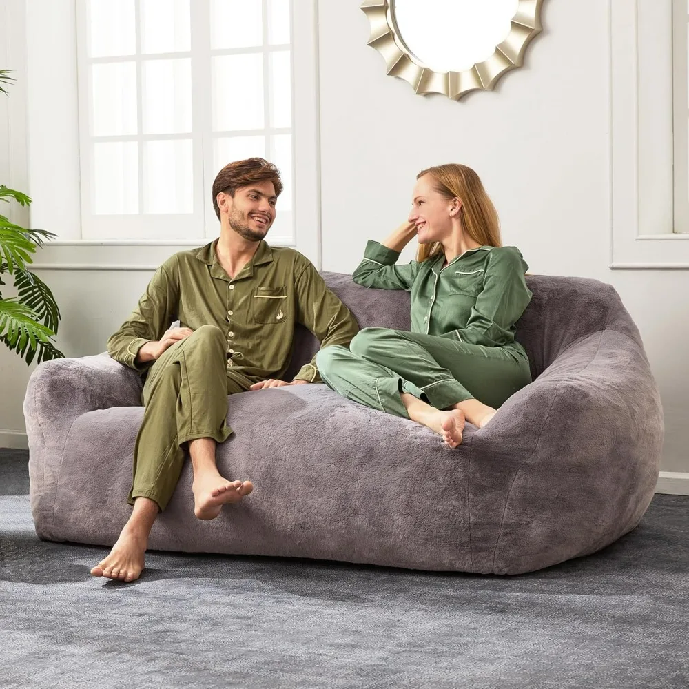 Oversized Bean Bag Chair Bean Bag Sofa,Bean Bag Couch Floor Sofa with Soft Faux Fur Cover & Wide Armrests Big BeanBag Lazy Sofa
Oversized Bean Bag Chair Bean Bag Sofa,Bean Bag Couch Floor Sofa with Soft Faux Fur Cover & Wide Armrests Big BeanBag Lazy Sofa