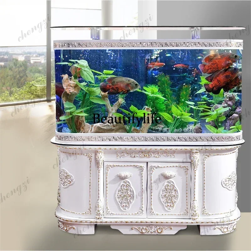Nordic Fish Tanks Aquariums Modern Arowana Office Originality Glass Aquariums Cabinet Multifunction Pet Products
Nordic Fish Tanks Aquariums Modern Arowana Office Originality Glass Aquariums Cabinet Multifunction Pet Products
