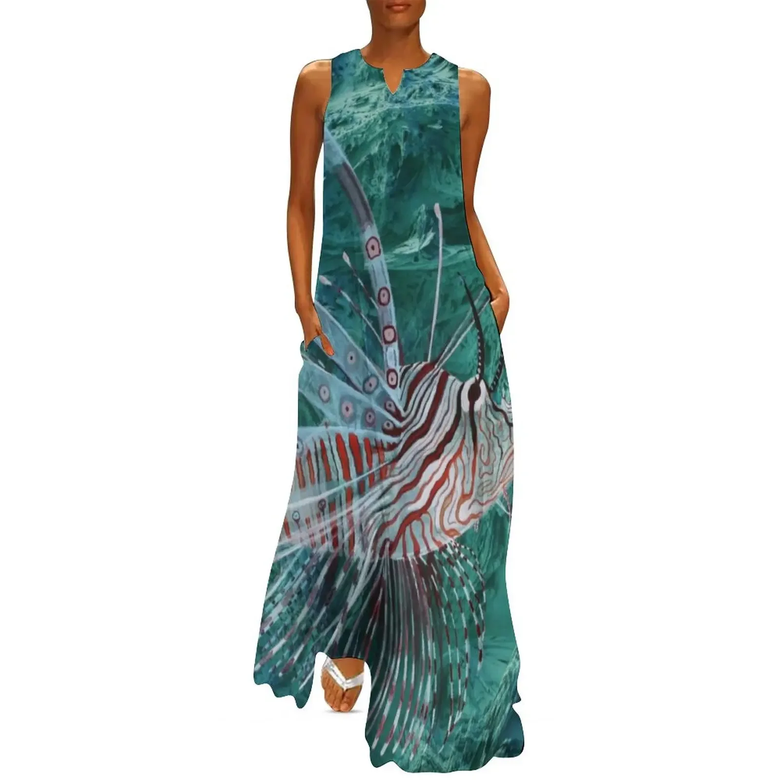 Lion fish Long Dress dress dresses elegant women's dresses for wedding Beachwear bandage dress
Lion fish Long Dress dress dresses elegant women's dresses for wedding Beachwear bandage dress