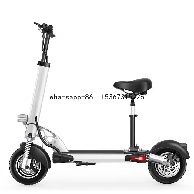 Stylish Riding Moped Electric Scooter with Seat Aluminum Alloy Frame 48V 10A Lithium Battery High Power 500w/800w
Stylish Riding Moped Electric Scooter with Seat Aluminum Alloy Frame 48V 10A Lithium Battery High Power 500w/800w