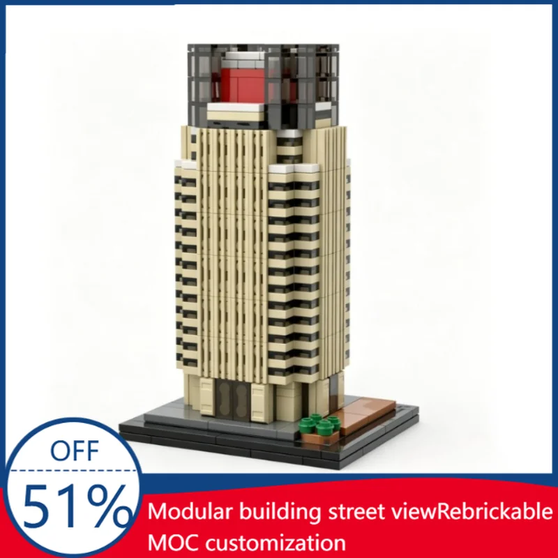 519PCS Modular City 801 Tower Skyscraper Building Blocks MOC Architecture Model DIY Assembly Educational Toy For Display Gifts
519PCS Modular City 801 Tower Skyscraper Building Blocks MOC Architecture Model DIY Assembly Educational Toy For Display Gifts