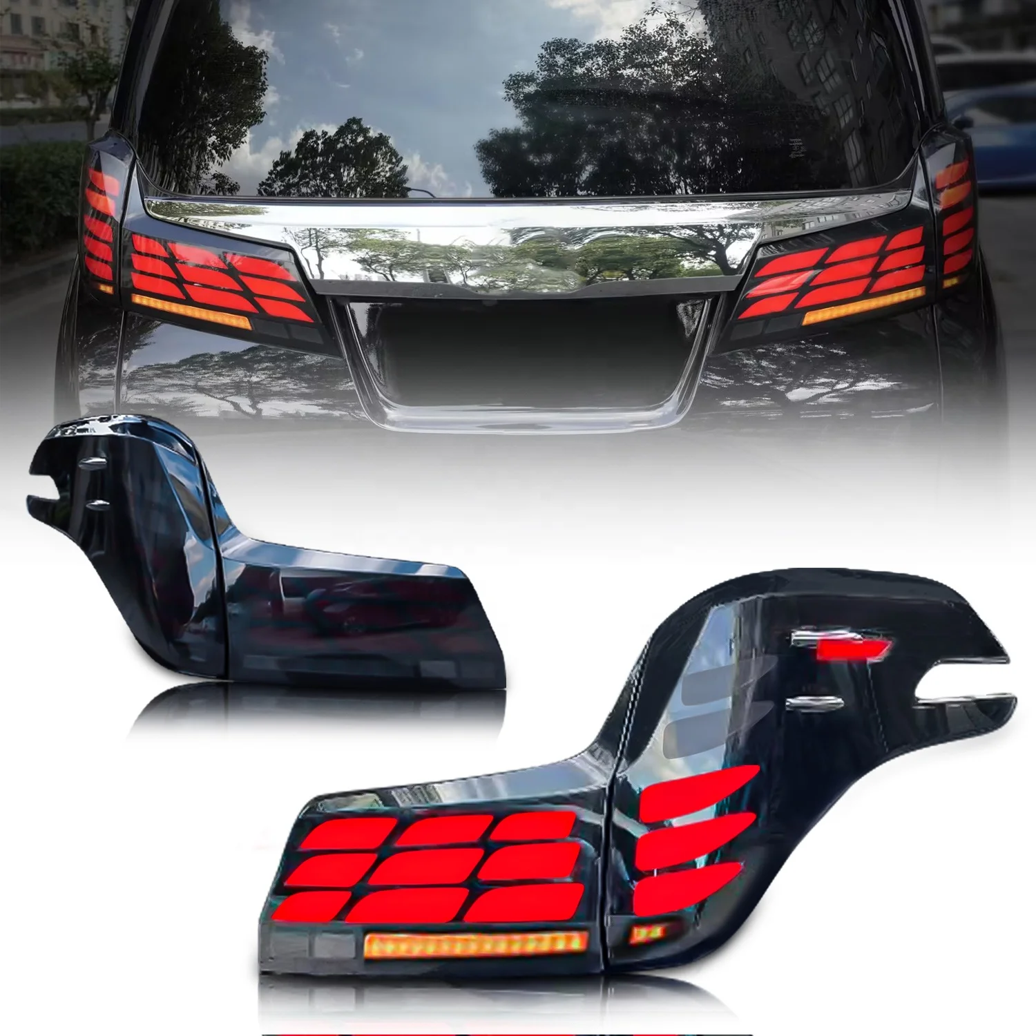 Xds Archaic LED Taillights For Alphard 2015-2023 Tail Light With Sequential Turn Signal Running Light Alphard 2020 Tailli
Xds Archaic LED Taillights For Alphard 2015-2023 Tail Light With Sequential Turn Signal Running Light Alphard 2020 Tailli