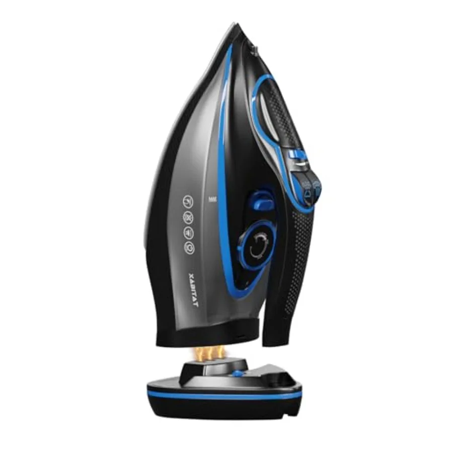 Luxury Cordless Iron 1500W Steam Iron with Anti Drip and Thermal Protection Technology Nonstick Ceramic Soleplate 2-in-1 Cord/C
Luxury Cordless Iron 1500W Steam Iron with Anti Drip and Thermal Protection Technology Nonstick Ceramic Soleplate 2-in-1 Cord/C