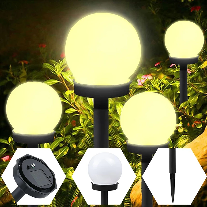 Solar Light Outdoor, 6 Pack LED Globe Powered Garden Lights Waterproof for Yard Patio Walkway Landscape In-Ground Spike Pathway
Solar Light Outdoor, 6 Pack LED Globe Powered Garden Lights Waterproof for Yard Patio Walkway Landscape In-Ground Spike Pathway