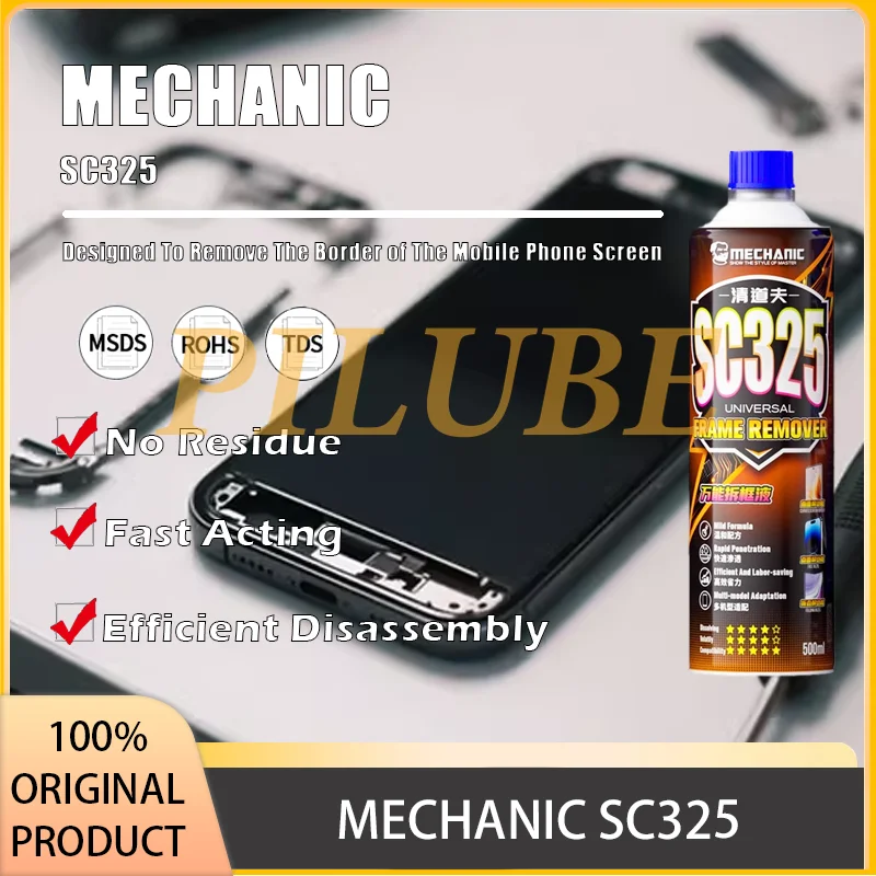 Универсальное решение для удаления рамки MECHANIC SC325 для разделения границ мобильного экрана, оригинальный продукт
Универсальное решение для удаления рамки MECHANIC SC325 для разделения границ мобильного экрана, оригинальный продукт