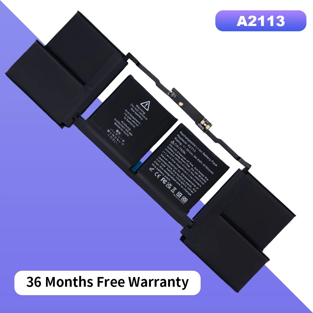 A2113 Аккумулятор для ноутбука Apple MacBook Pro Retina 16 дюймов A2141 2019 EMC 3347 BTO/CTO MVVJ2xx/A MVVK2xx/A 36 месяцев Бесплатная гарантия
A2113 Аккумулятор для ноутбука Apple MacBook Pro Retina 16 дюймов A2141 2019 EMC 3347 BTO/CTO MVVJ2xx/A MVVK2xx/A 36 месяцев Бесплатная гарантия