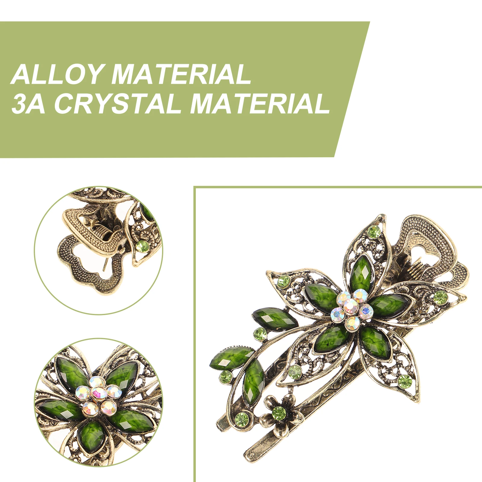 Petal Flower Hair Clips Green Accessories Women Floral Barrettes Alligator Pins Vintage Decorative Clips Prom Party Wedding Hair
Petal Flower Hair Clips Green Accessories Women Floral Barrettes Alligator Pins Vintage Decorative Clips Prom Party Wedding Hair