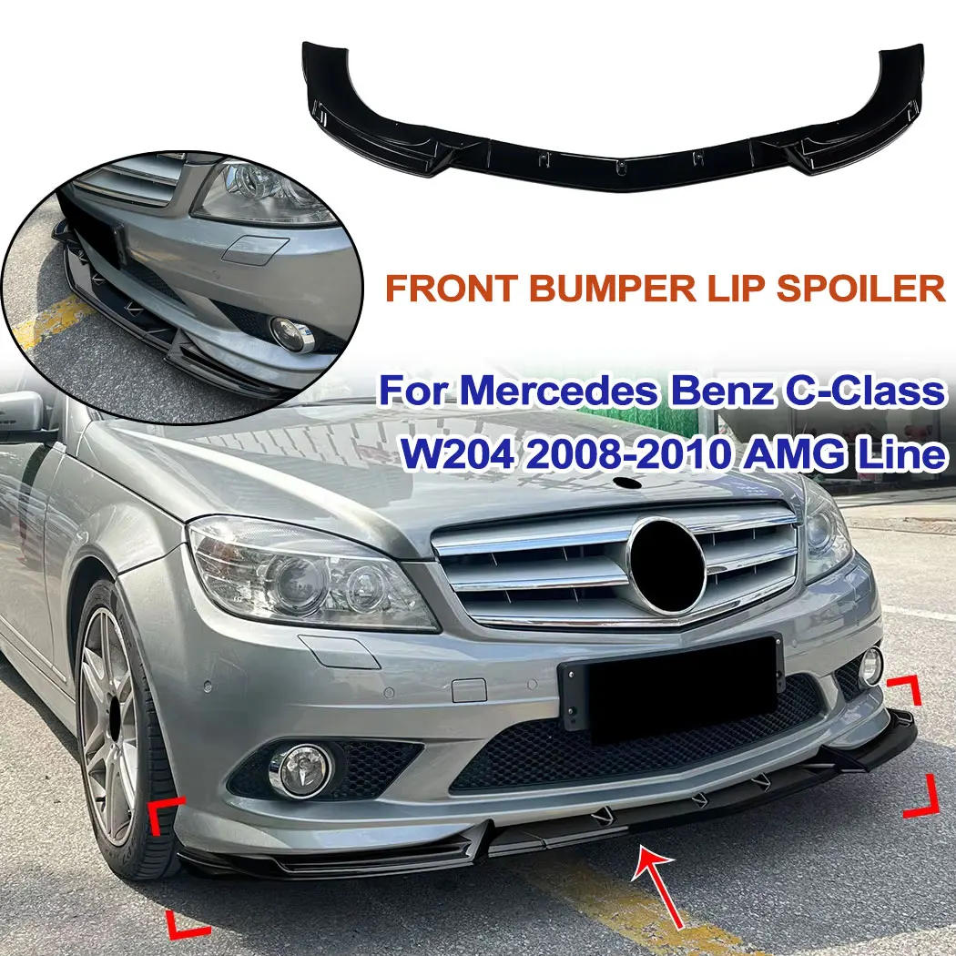 For Mercedes Benz C-Class W204 2008-2010 AMG Line Car Front Bumper Front Lip Spoiler ABS Body Exterior Guard Modified Body Kits
For Mercedes Benz C-Class W204 2008-2010 AMG Line Car Front Bumper Front Lip Spoiler ABS Body Exterior Guard Modified Body Kits