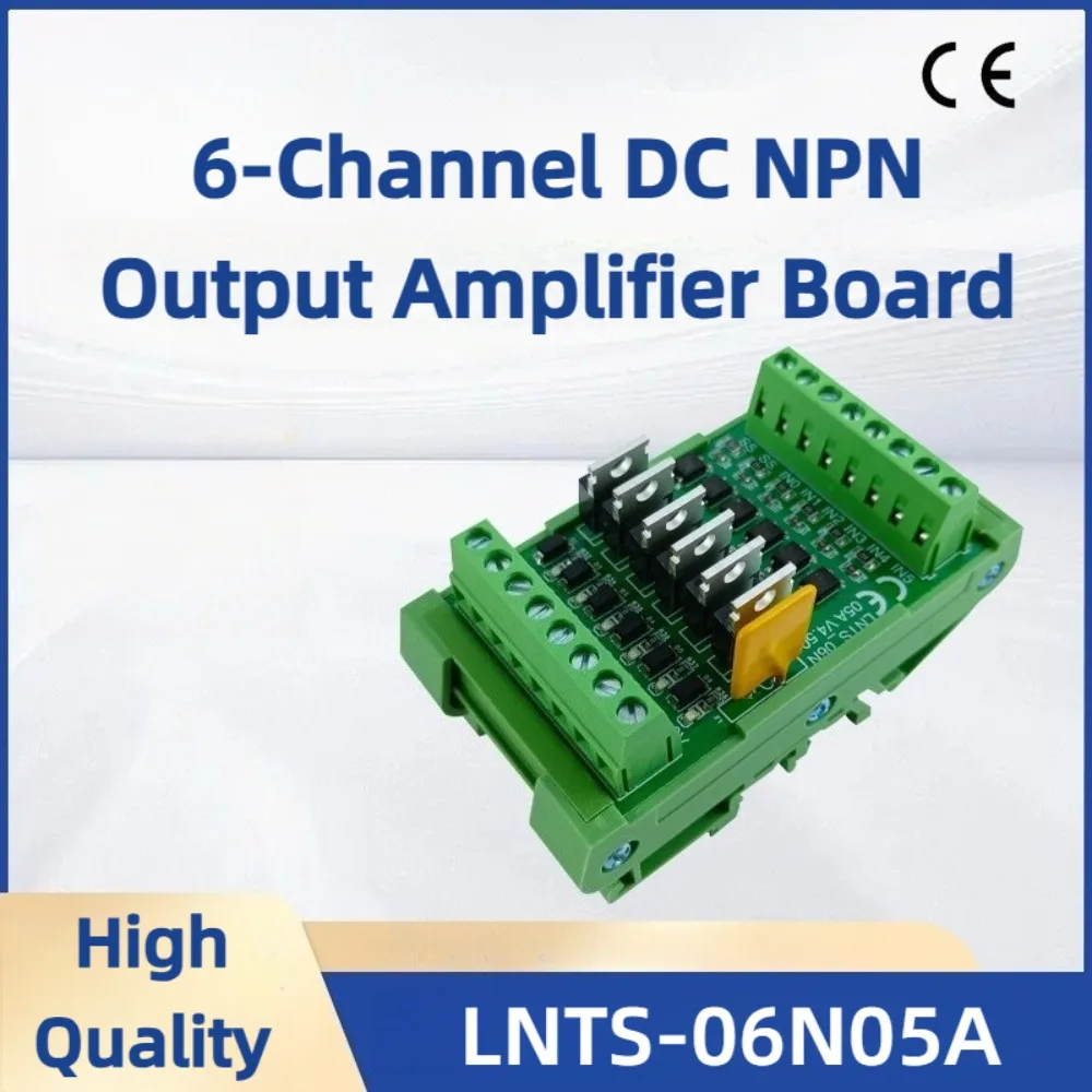 6 Channel PLC DC Amplifier Board 5A 3-5V 12-24V Transistor Output Module Universal PLC Controller
6 Channel PLC DC Amplifier Board 5A 3-5V 12-24V Transistor Output Module Universal PLC Controller