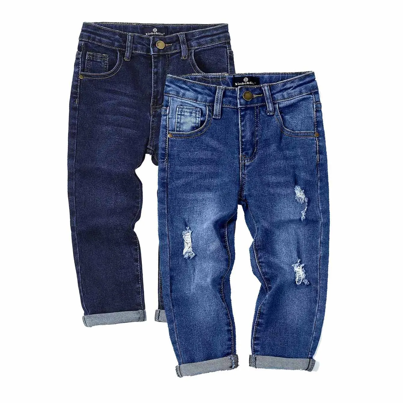 Boys' Casual Elastic Denim Pants - Stylish Solid Color Jeans, Kids Clothing for Spring & Fall
Boys' Casual Elastic Denim Pants - Stylish Solid Color Jeans, Kids Clothing for Spring & Fall