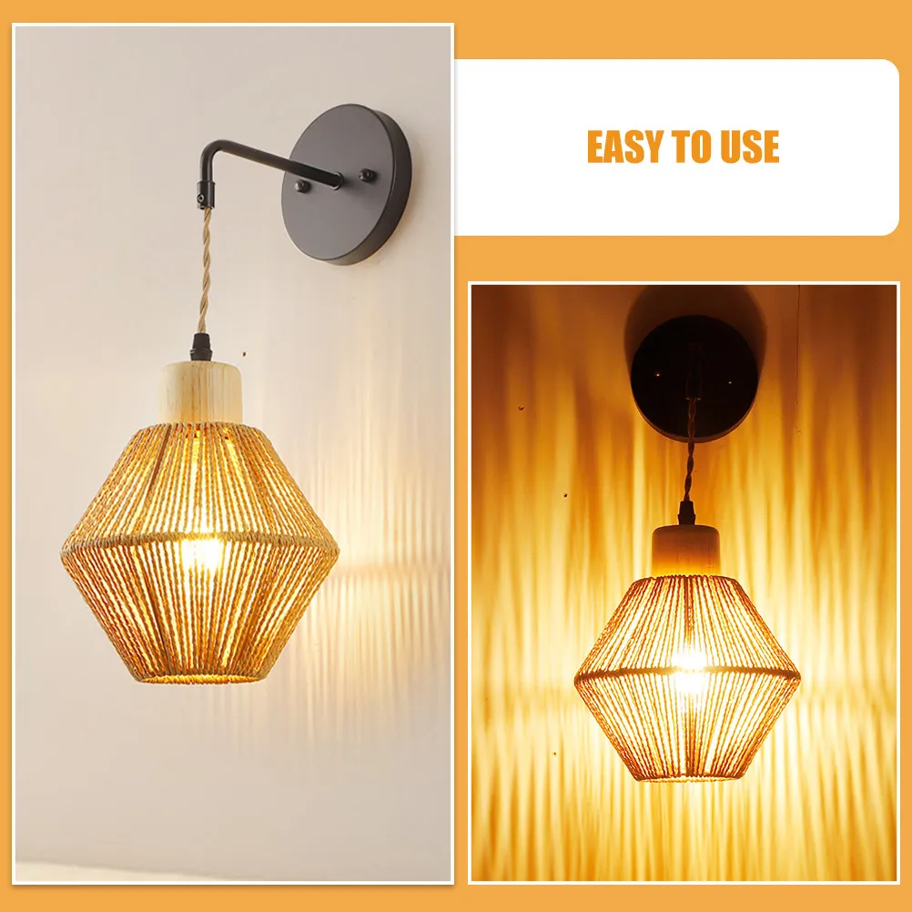 Rustic Rattan Wall Lamp Decorative Light for Bedroom Living Room Compact Size Space Saving Rattan Wall Light Lamp for Bedroom
Rustic Rattan Wall Lamp Decorative Light for Bedroom Living Room Compact Size Space Saving Rattan Wall Light Lamp for Bedroom