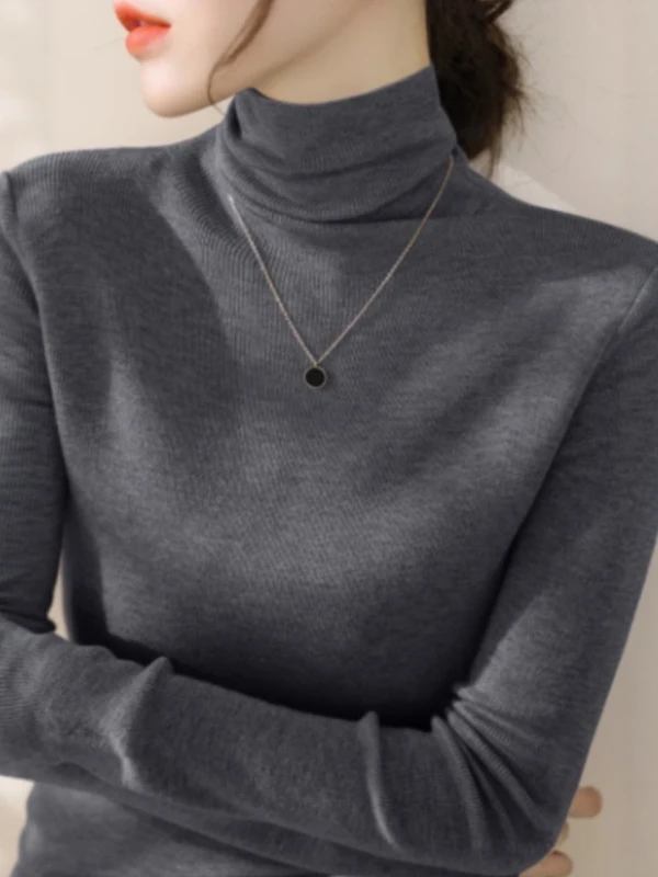 Облегающий свитер с воротником-стойкой для женщин, базовая модель, комфортный, мягкий, из смесового акрила, утепленный, для осени и зимы
Облегающий свитер с воротником-стойкой для женщин, базовая модель, комфортный, мягкий, из смесового акрила, утепленный, для осени и зимы