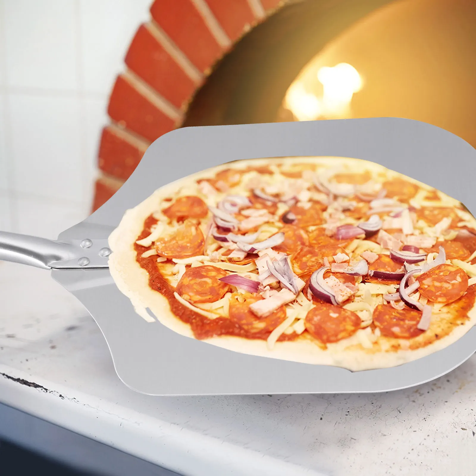 66cm Pizza Spatula Removable Spiral Pattern Handle Pizzas Transfer Shovel With Long Woode Handle Kitchen Baking Tools For Bread
66cm Pizza Spatula Removable Spiral Pattern Handle Pizzas Transfer Shovel With Long Woode Handle Kitchen Baking Tools For Bread