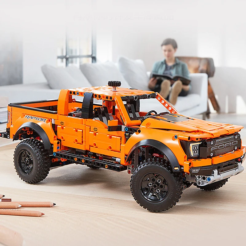 1379PCS Difficult Technical Ford Pickup Suv F-150 Raptor Building Blocks 42126 Assemble Vehicle Bricks Toys For Kids Boys
1379PCS Difficult Technical Ford Pickup Suv F-150 Raptor Building Blocks 42126 Assemble Vehicle Bricks Toys For Kids Boys