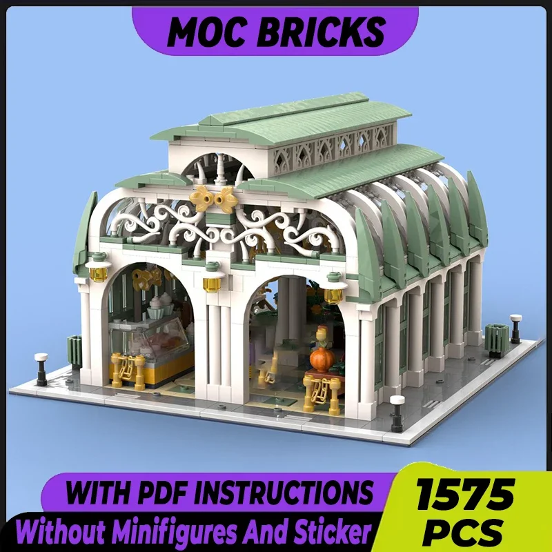 Street View Model Moc Building Bricks City Center Market Hall Technology Modular Blocks Gifts Christmas Toys DIY Sets Assembly
Street View Model Moc Building Bricks City Center Market Hall Technology Modular Blocks Gifts Christmas Toys DIY Sets Assembly