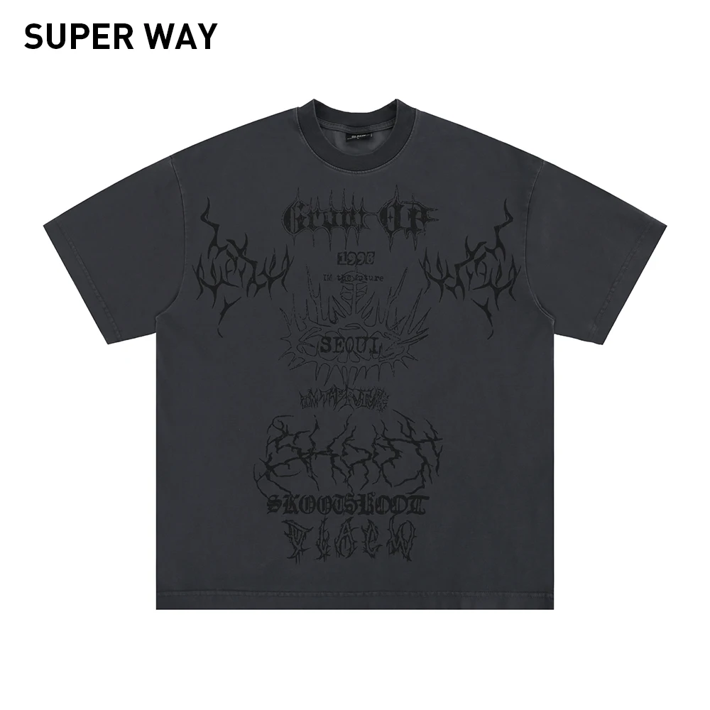 Superway Men T-Shirts Vintage Graphic Printed Casual Short Sleeves Hip Hop Summer Tees Loose High Street Y2K Retro Washed Tops
Superway Men T-Shirts Vintage Graphic Printed Casual Short Sleeves Hip Hop Summer Tees Loose High Street Y2K Retro Washed Tops
