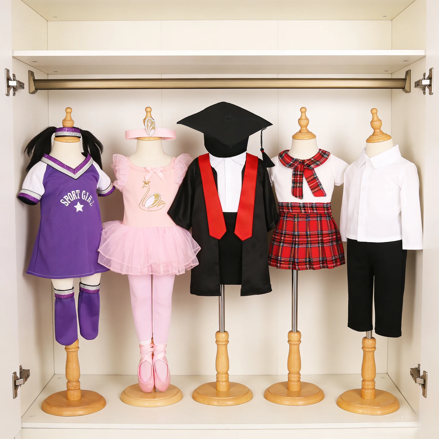 American 18 Inch Gil Doll Cosplay Clothes Student, Athlete, Ballerina, Graduation Dress, Clothes,Suit For 43cm Baby Newborn Doll
American 18 Inch Gil Doll Cosplay Clothes Student, Athlete, Ballerina, Graduation Dress, Clothes,Suit For 43cm Baby Newborn Doll