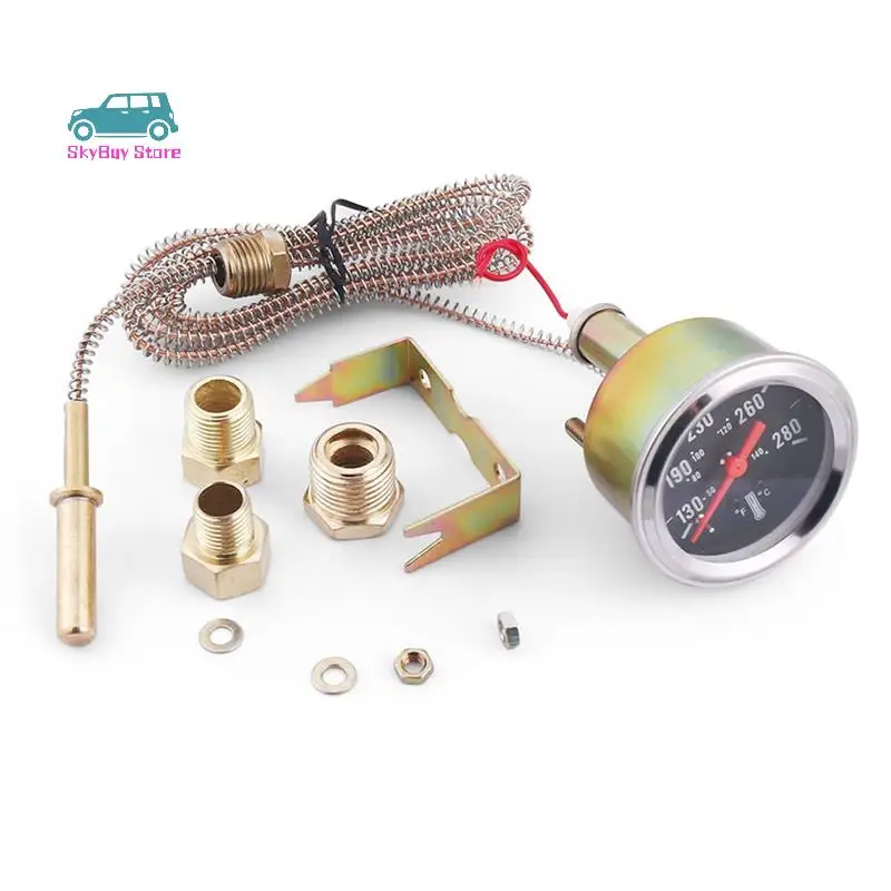 2Inch 52MM Mechanical 12V Water Temp Gauge 50-140℃/130-280℉ Water Temperature Gauge Car Meter With Sensor
2Inch 52MM Mechanical 12V Water Temp Gauge 50-140℃/130-280℉ Water Temperature Gauge Car Meter With Sensor