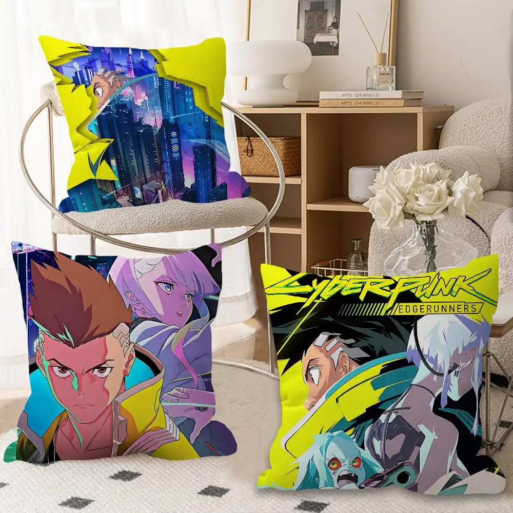 TV Anine E-Edgerunners C-Cyberpunk Office Cushion Pillowcase Car Cushion Cover45X45CM Lumbar Pillowcase Sofa Pillowcover
TV Anine E-Edgerunners C-Cyberpunk Office Cushion Pillowcase Car Cushion Cover45X45CM Lumbar Pillowcase Sofa Pillowcover
