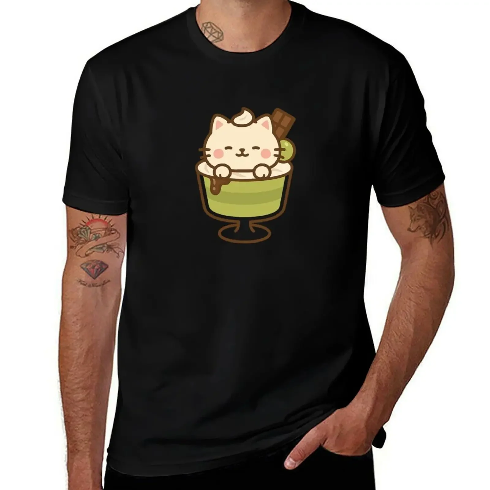 Matcha Parfait Cat – Kawaii Dessert Cat in Glass Cup T-Shirt aesthetic clothes oversized t shirt anime Men's clothing
Matcha Parfait Cat – Kawaii Dessert Cat in Glass Cup T-Shirt aesthetic clothes oversized t shirt anime Men's clothing