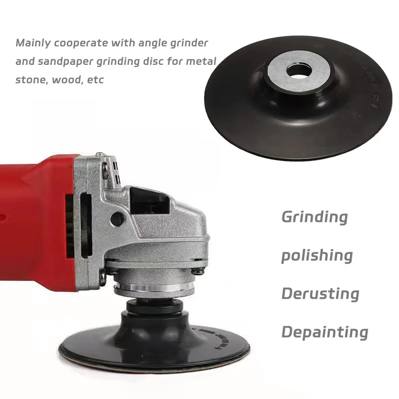 4 5 7-inch grinding plate gasket rubber Disc Backing Pad Tool M14 Thread With Lock Nut For Angle Grinder Power Tool Parts
4 5 7-inch grinding plate gasket rubber Disc Backing Pad Tool M14 Thread With Lock Nut For Angle Grinder Power Tool Parts