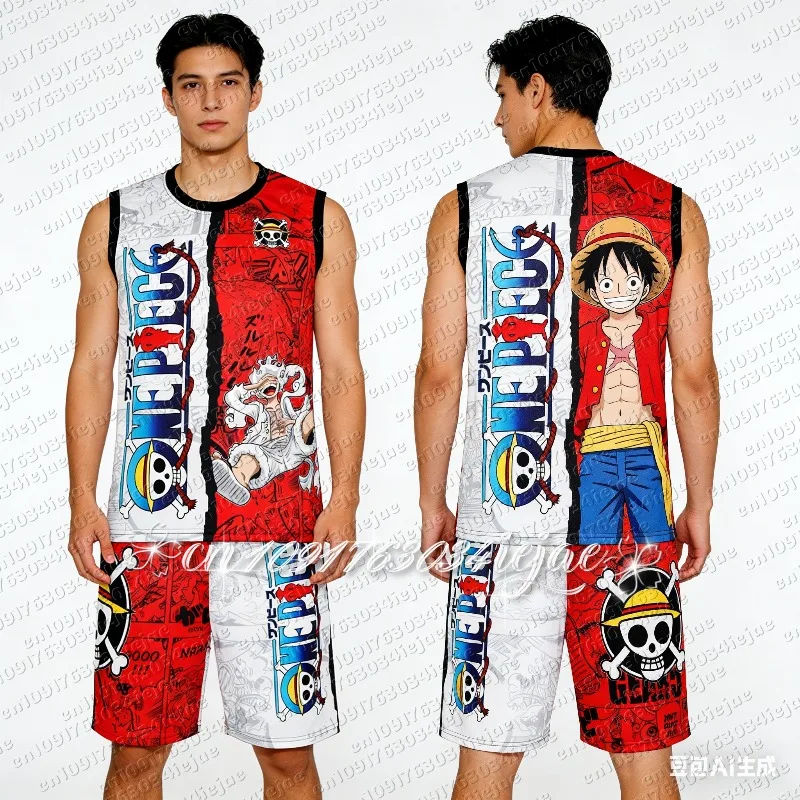Летний специальный выпуск: Комплект жилетов One Piece Monkey D. Luffy для детей/взрослых, большой дышащий быстросохнущий мужской жилетный костюм
Летний специальный выпуск: Комплект жилетов One Piece Monkey D. Luffy для детей/взрослых, большой дышащий быстросохнущий мужской жилетный костюм