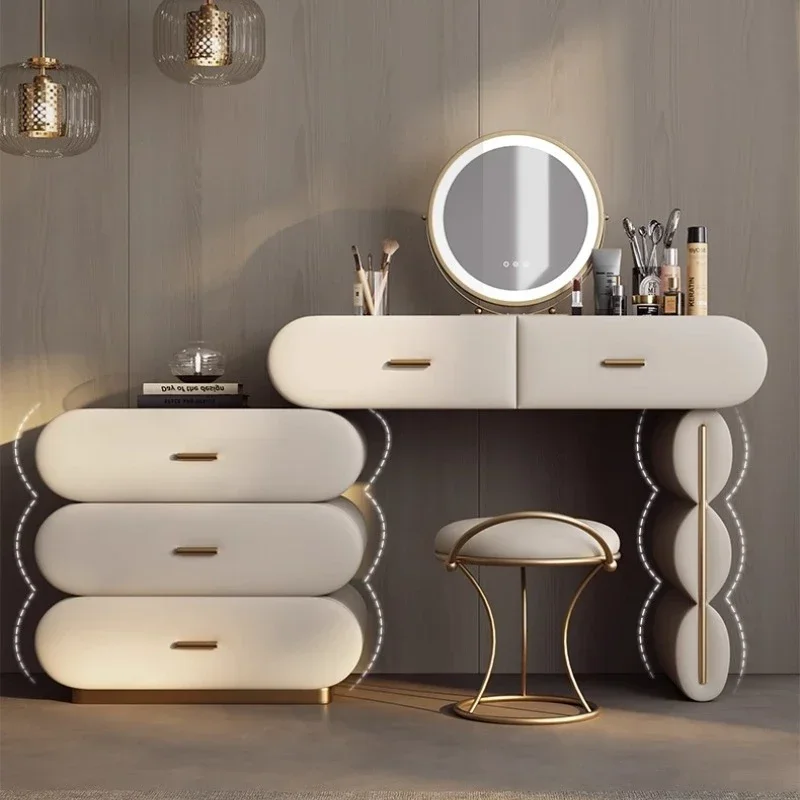 Dressing Table Drawers Storage Locker Cabinet Luxury Makeup Vanity Toiletries Dresser Desk Dressers for Bedroom Furniture
Dressing Table Drawers Storage Locker Cabinet Luxury Makeup Vanity Toiletries Dresser Desk Dressers for Bedroom Furniture