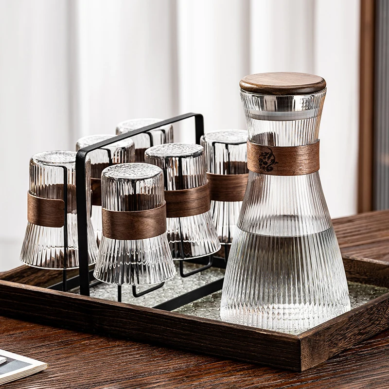High temperature resistant glass water cup set, high value tea set in the living room, coffee cup
High temperature resistant glass water cup set, high value tea set in the living room, coffee cup