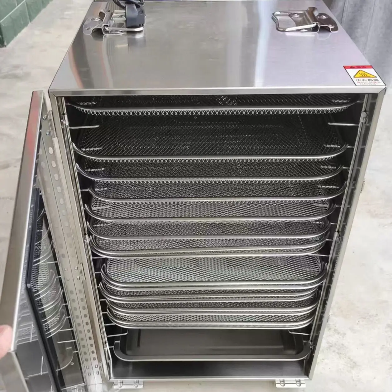 16-слойный дегидратор для пищевых продуктов, коммерческая машина для сухофруктов из нержавеющей стали, сушилка для мяса, машина для обезвоживания пищевых продуктов, 1000 Вт
16-слойный дегидратор для пищевых продуктов, коммерческая машина для сухофруктов из нержавеющей стали, сушилка для мяса, машина для обезвоживания пищевых продуктов, 1000 Вт