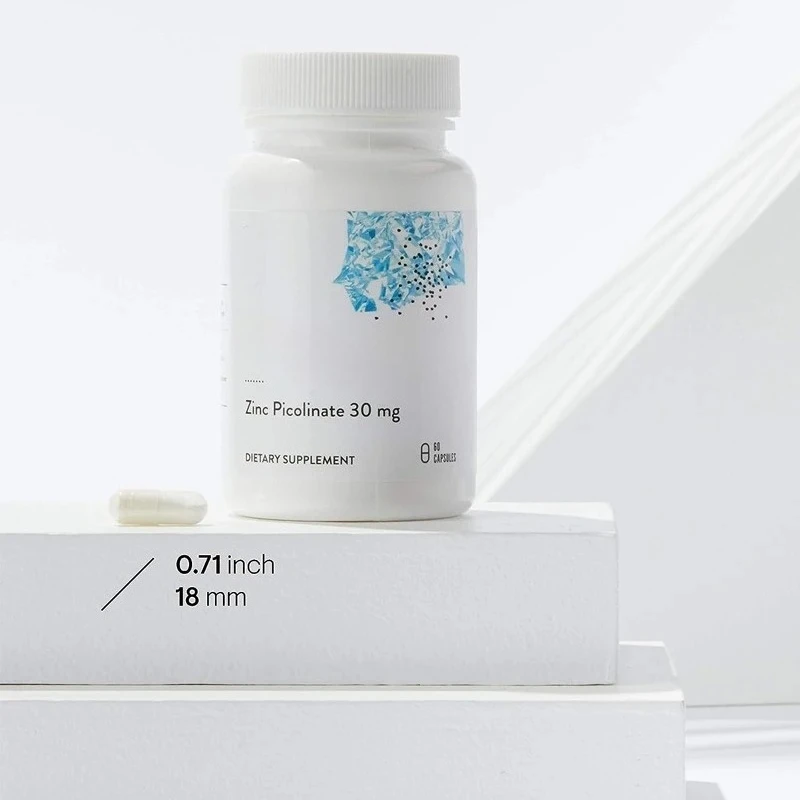 Zinc picolinate 30mg - a well absorbed zinc supplement that promotes growth and immune function -60 capsules
Zinc picolinate 30mg - a well absorbed zinc supplement that promotes growth and immune function -60 capsules