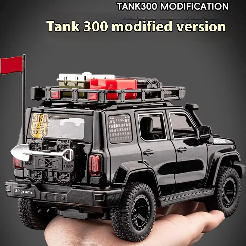 1:24 TANK 300 Modified Version Of Off-road Vehicle Alloy Car Diecast Model Simulation Collect Model Children Birthday Toy Gift
1:24 TANK 300 Modified Version Of Off-road Vehicle Alloy Car Diecast Model Simulation Collect Model Children Birthday Toy Gift