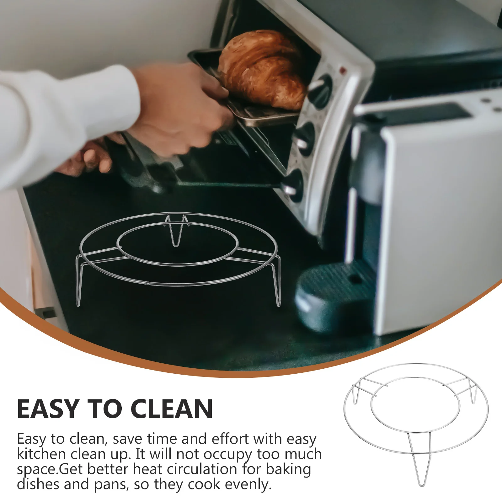 Stainless Steel Steaming Heat Resistant Kitchen Steamer For Baking Cooling Cookies Pies Cakes Multi-Function Food Steamer
Stainless Steel Steaming Heat Resistant Kitchen Steamer For Baking Cooling Cookies Pies Cakes Multi-Function Food Steamer