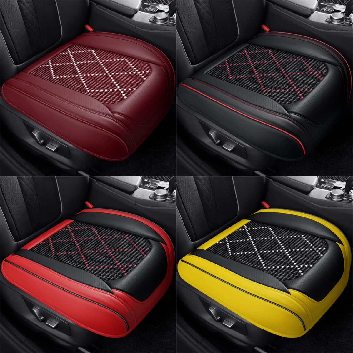 High-quality Napa leather + ice silk car seat cushions, Thickened 3D Wings on Either Sides, Suitable for 95% Cars
High-quality Napa leather + ice silk car seat cushions, Thickened 3D Wings on Either Sides, Suitable for 95% Cars