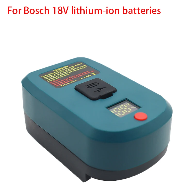 65W Portable Quick Charge Adapter with Type-C Port and USB Port Output QC3.0 for Bosch 18V Lithium Battery Quick Charger Adapter
65W Portable Quick Charge Adapter with Type-C Port and USB Port Output QC3.0 for Bosch 18V Lithium Battery Quick Charger Adapter