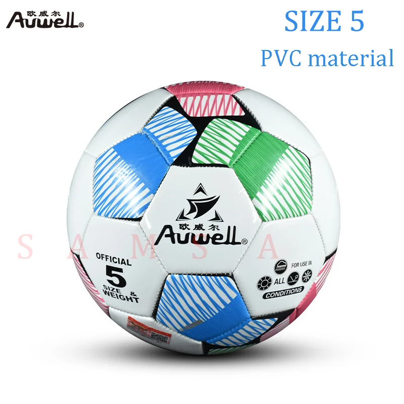 Original Soccer Ball Official Size 5 Premier High Quality PVC Material Seamless Goal Team Match Balls Football Training League
Original Soccer Ball Official Size 5 Premier High Quality PVC Material Seamless Goal Team Match Balls Football Training League