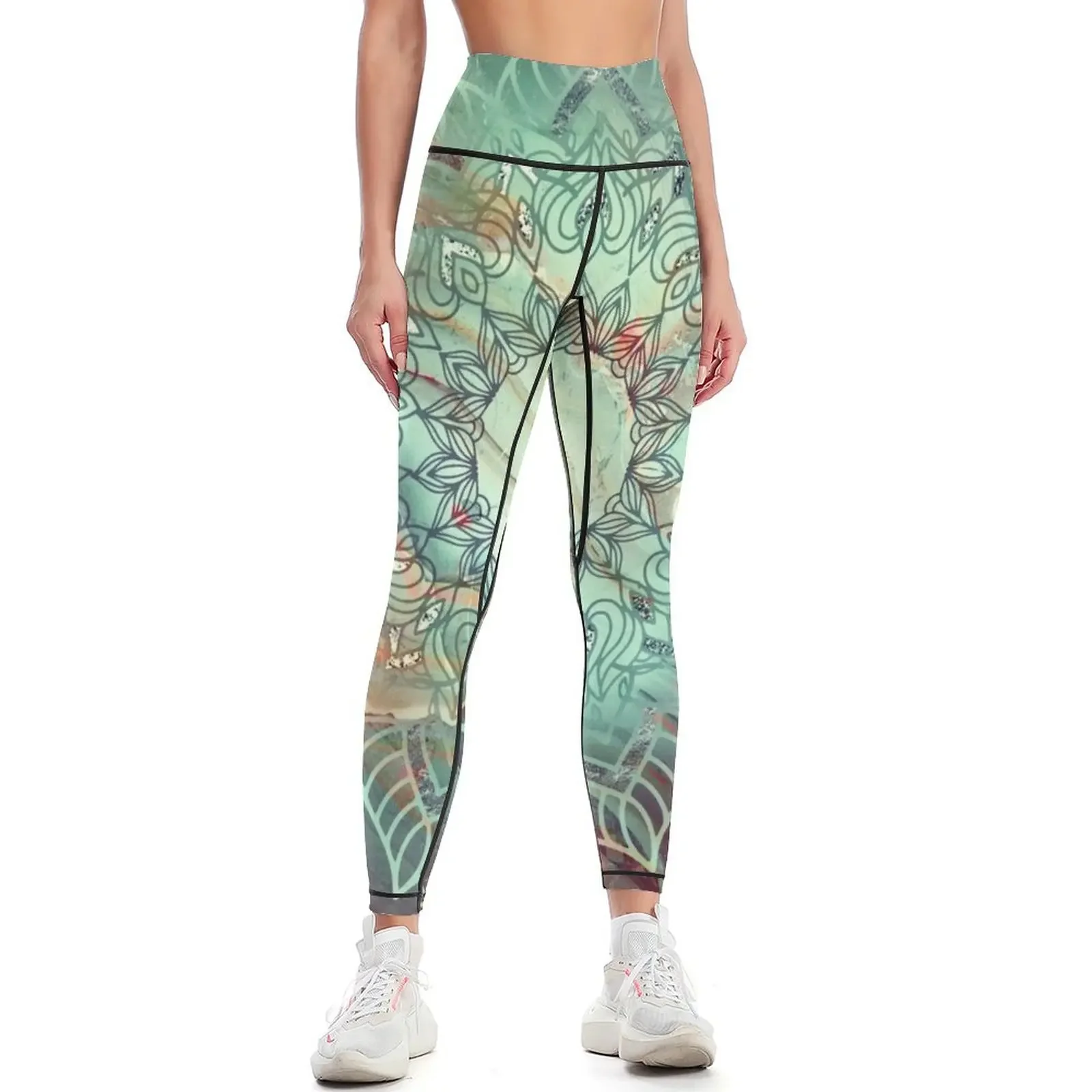 Beautiful Mandala - Teal turquoise red and silver tones Leggings push up tights for harem pants Womens Leggings
Beautiful Mandala - Teal turquoise red and silver tones Leggings push up tights for harem pants Womens Leggings