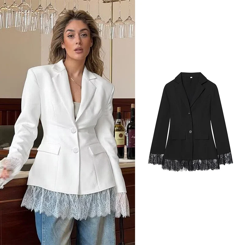 Новые женские весенние пиджаки 2026, модные тонкие кружевные женские куртки с v-образным вырезом и длинными рукавами, шикарные элегантные офисные молодежные пальто, пиджаки
Новые женские весенние пиджаки 2026, модные тонкие кружевные женские куртки с v-образным вырезом и длинными рукавами, шикарные элегантные офисные молодежные пальто, пиджаки