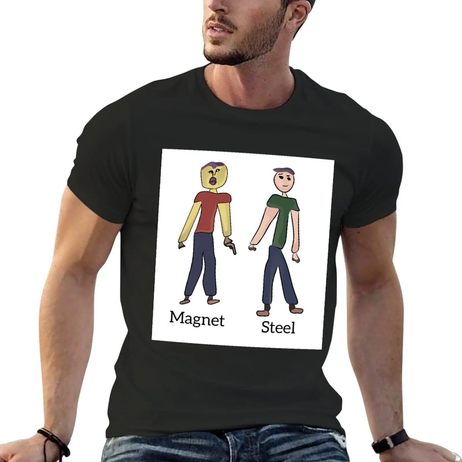 Magnet and Steel - The Next Big Thing! T-Shirt Aesthetic clothing Blouse vintage t shirts slim fit t shirts for men
Magnet and Steel - The Next Big Thing! T-Shirt Aesthetic clothing Blouse vintage t shirts slim fit t shirts for men