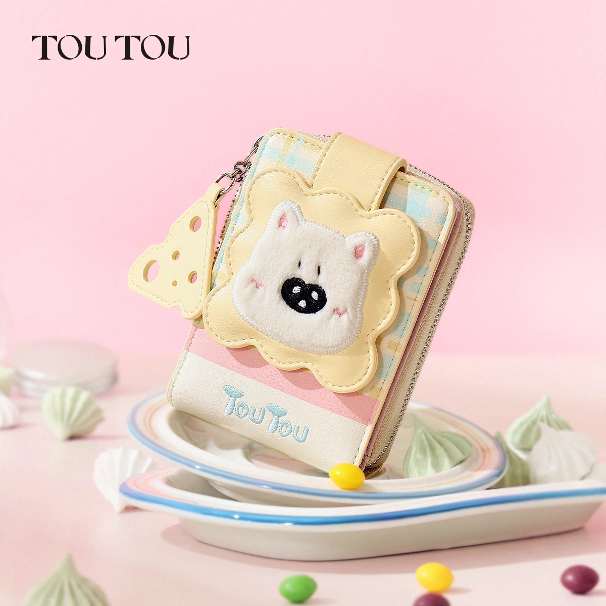 TOUTOU Cute Dog Plaid Accordion Card Holder, 10 Card Slots 4 ID Windows Zipper Wallet, Women's small wallet Small purse woman
TOUTOU Cute Dog Plaid Accordion Card Holder, 10 Card Slots 4 ID Windows Zipper Wallet, Women's small wallet Small purse woman