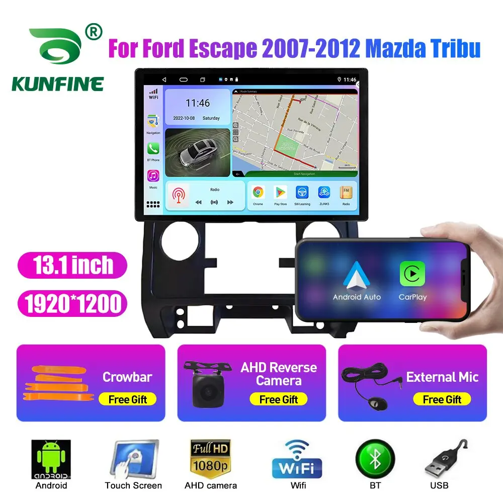 13.1 inch Car Radio For Ford Escape 2007 2008-2012 Car DVD GPS Navigation Stereo Carplay 2 Din Central Multimedia Android Auto
13.1 inch Car Radio For Ford Escape 2007 2008-2012 Car DVD GPS Navigation Stereo Carplay 2 Din Central Multimedia Android Auto