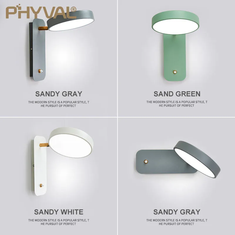 Nordic Macaron Wall Lamp Rotatable With Switch LED Wall Lights Modern Bedroom Bedside Aisle Children's Room Home Reading Lamp
Nordic Macaron Wall Lamp Rotatable With Switch LED Wall Lights Modern Bedroom Bedside Aisle Children's Room Home Reading Lamp