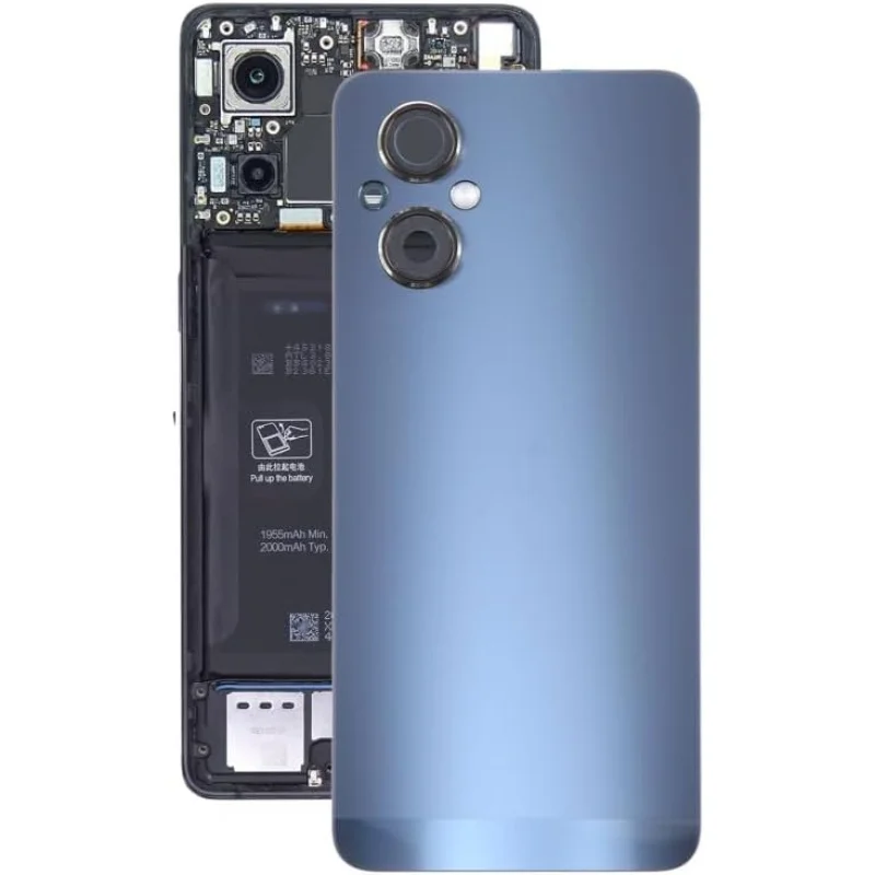Задняя крышка аккумулятора для OnePlus Nord N20 с крышкой объектива камеры (синяя), аксессуары для телефонов
Задняя крышка аккумулятора для OnePlus Nord N20 с крышкой объектива камеры (синяя), аксессуары для телефонов