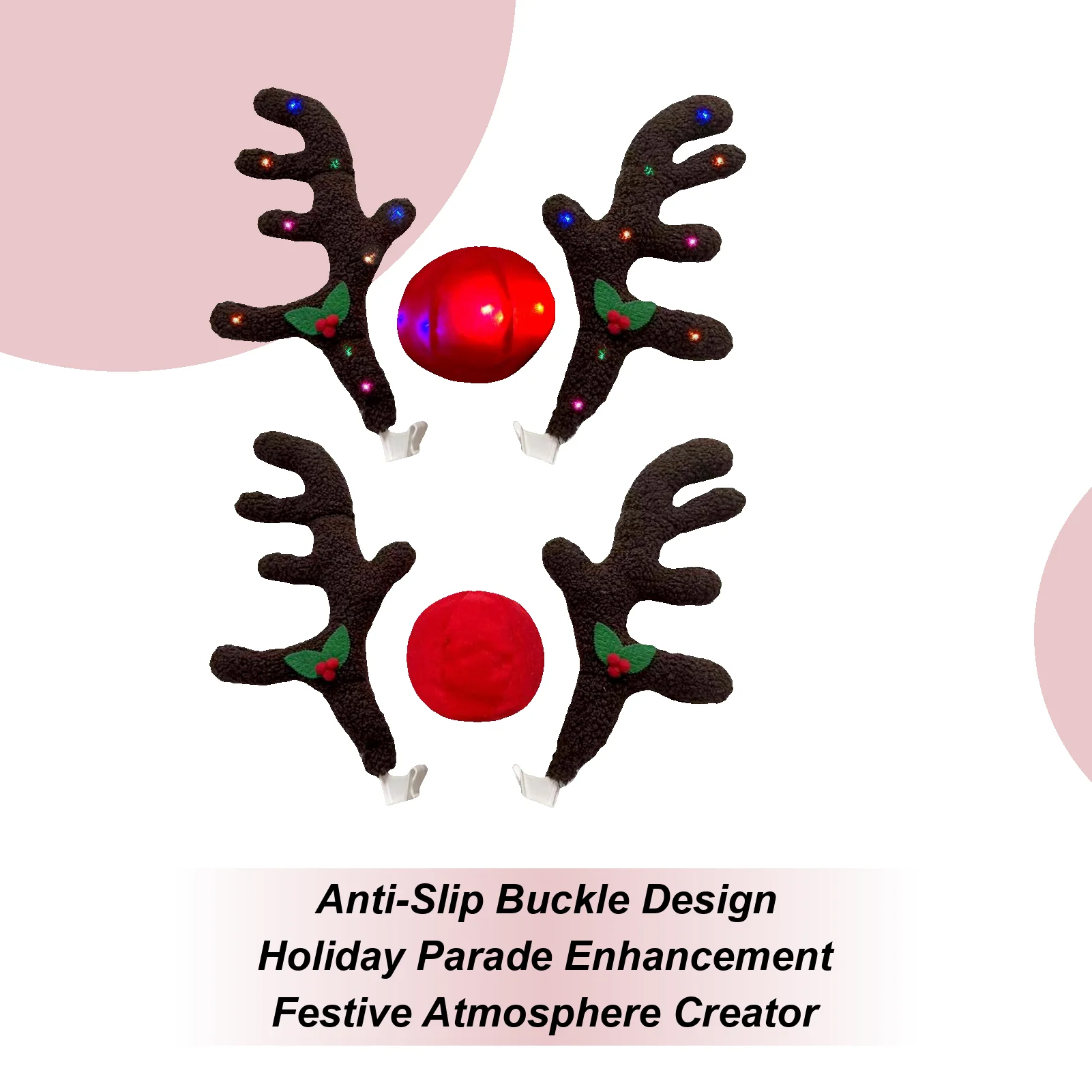 Car Reindeer Antlers Festive Auto Costume Decoration Christmas Reindeer For Car Ornaments For Suv Van Truck Vehicle Automotive
Car Reindeer Antlers Festive Auto Costume Decoration Christmas Reindeer For Car Ornaments For Suv Van Truck Vehicle Automotive