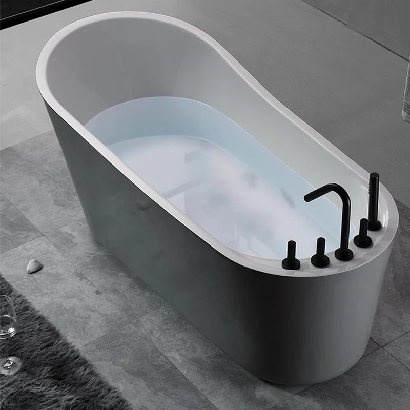 Modern White Acrylic Freestanding Bathtub Deep Soaking Massage Function Portable Drainer For Hotels Mobile Homes
Modern White Acrylic Freestanding Bathtub Deep Soaking Massage Function Portable Drainer For Hotels Mobile Homes