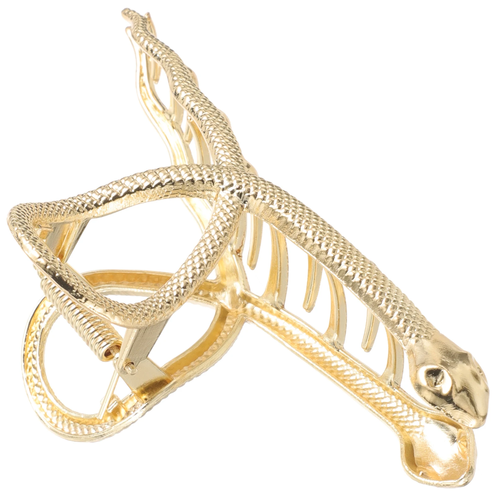 Metal Claw Clips Snake Charm Gold Color Accessories Ponytail Smooth Surface Large Size Hairpin Headgear Stylish Fashion Daily
Metal Claw Clips Snake Charm Gold Color Accessories Ponytail Smooth Surface Large Size Hairpin Headgear Stylish Fashion Daily