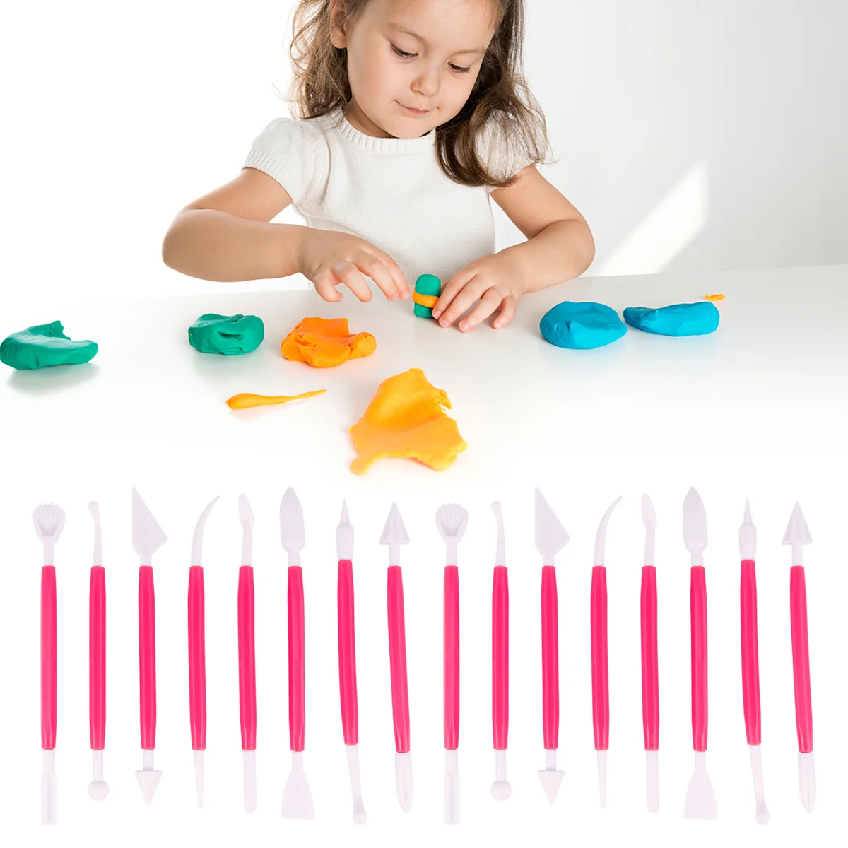 3Sets Clay Sculpting Tools Set Plastic Pottery Carving Shaping Modeling Cutting Scraping Tools for Air Dry Polymer Clay Craft
3Sets Clay Sculpting Tools Set Plastic Pottery Carving Shaping Modeling Cutting Scraping Tools for Air Dry Polymer Clay Craft