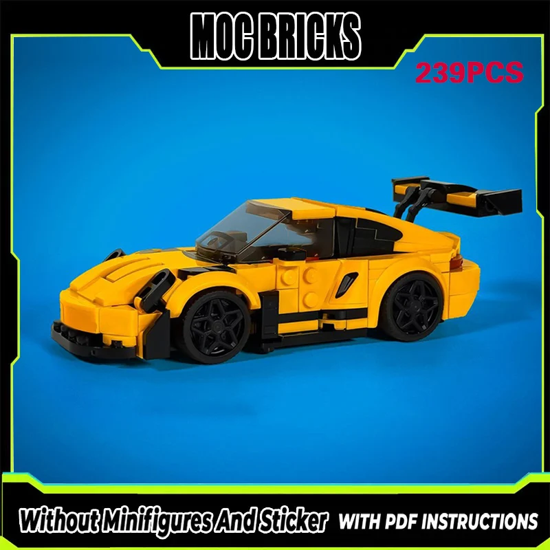 Speed Racing Car Model MOC Building Bricks Top Tier Sports Car Modular Technology Gifts Holiday Assemble Children Toys Suit
Speed Racing Car Model MOC Building Bricks Top Tier Sports Car Modular Technology Gifts Holiday Assemble Children Toys Suit