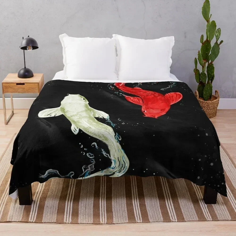 Koi Fishes Throw Blanket Cozy Throw Blanket Birthday Gift for Him Her
Koi Fishes Throw Blanket Cozy Throw Blanket Birthday Gift for Him Her