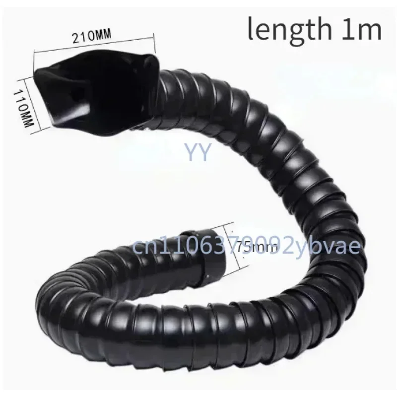 1M Flexible Exhaust Pipe For Industrial Smoke Extraction System (With Positioning Bamboo Tube, Suction Air Collector Hood)
1M Flexible Exhaust Pipe For Industrial Smoke Extraction System (With Positioning Bamboo Tube, Suction Air Collector Hood)
